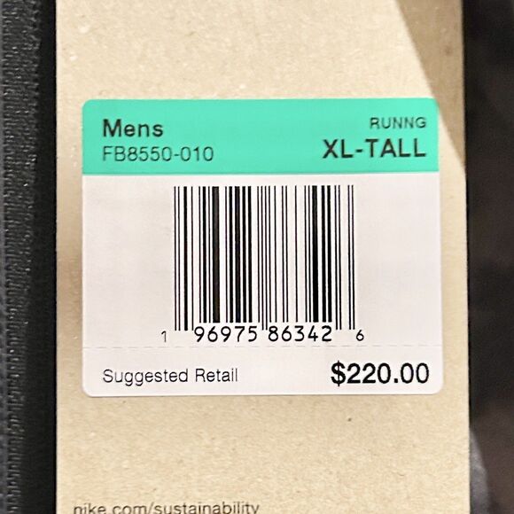 Nike Storm-FIT Run Division Men’s Size LT-XLT Grey Black Flash Running Jacket - Picture 15 of 15